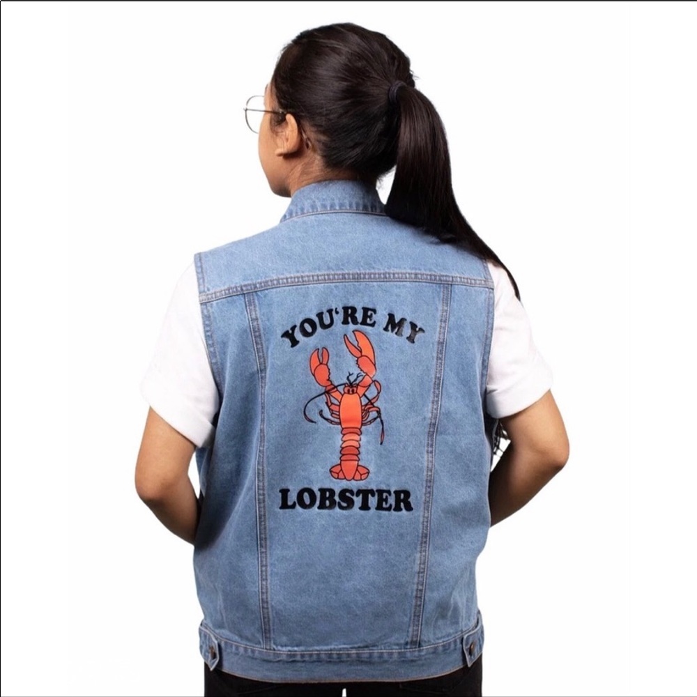 FRIENDS TV Show “You’re My Lobster” Denim Vest XL
